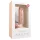 Easytoys - consolador realista con ventosa y testículos 22,5 cm - color natural