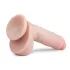 Easytoys - consolador realista con ventosa y testículos 22,5 cm - color natural