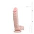 Easytoys - Dildo con ventosa y testículos (22,5 cm) - color natural