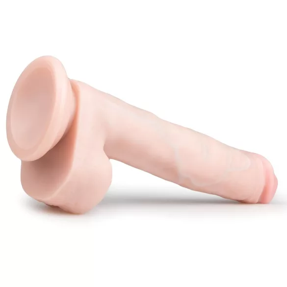 Easytoys - consolador grande con ventosa y testículos - 26,5 cm - color natural