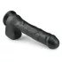 Easytoys - dildo grande con testículos y ventosa - 29,5 cm - negro