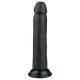 Easytoys - consolador realista con ventosa - silicona negro 20,5 cm