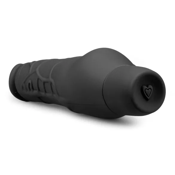 Easytoys Power Vibe - consolador vibrador silicona negro tamaño estándar