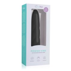   Easytoys Power Vibe - vibrador barra retorcida silicona negra