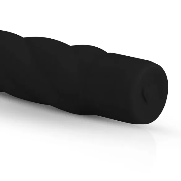 Easytoys Power Vibe - vibrador barra retorcida silicona negra