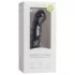 Easytoys Ribbed - dildo anal con ventosa - silicona negra 14cm