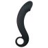EasyToys Curved Dong - Consolador anal de silicona (negro)