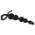 EasyToys - consolador anal con cuentas - silicona negra