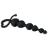 EasyToys - consolador anal con cuentas - silicona negra