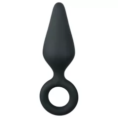 Easytoys - plug anal pequeño - silicona negra