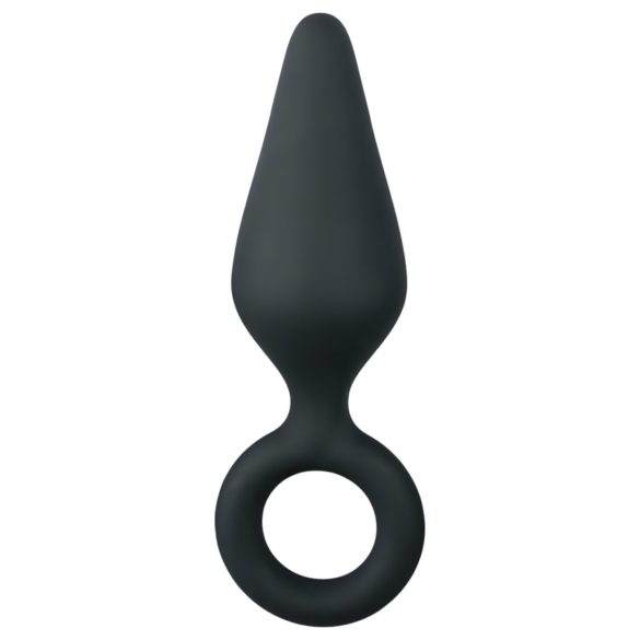 Easytoys - plug anal pequeño - silicona negra