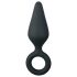 Easytoys - plug anal pequeño - silicona negra