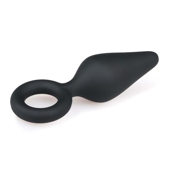 Easytoys - plug anal pequeño - silicona negra