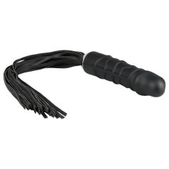 Easytoys - Flogger y consolador doble uso - silicona negro