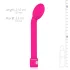 Easytoys Slim - Vibrador punto G - estrecho - silicona rosa