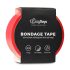 Easytoys - cinta bondage reutilizable - rojo - 20 m
