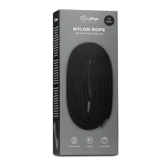 Easytoys - cuerda bondage - 10 metros - negro