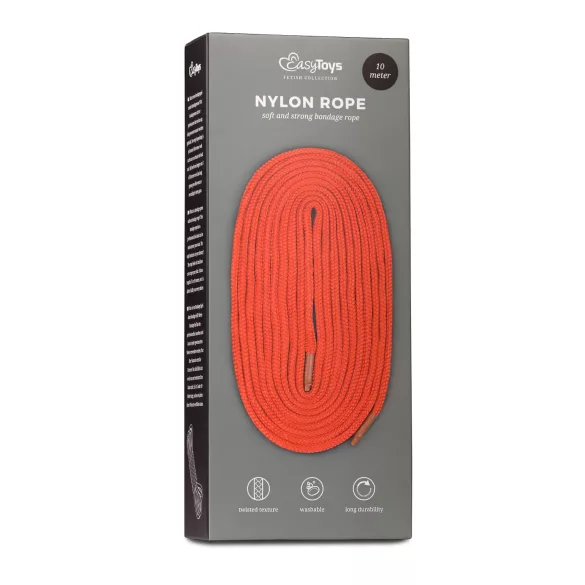 Easytoys Rope - cuerda de bondage (10 m, roja)