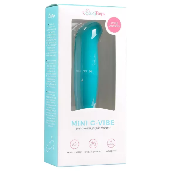 EasyToys - Vibrador punto G mini - silicona azul