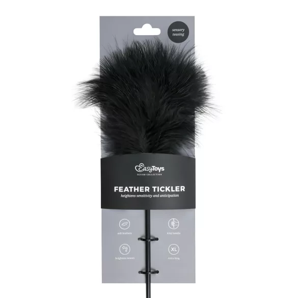 Easytoys - plumero estimulador largo - negro