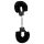 Easytoys - esposas de peluche (negras)