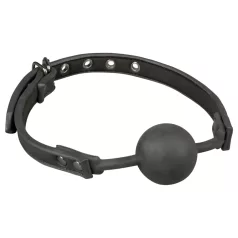 EasyToys - mordaza con bola de silicona (negra)