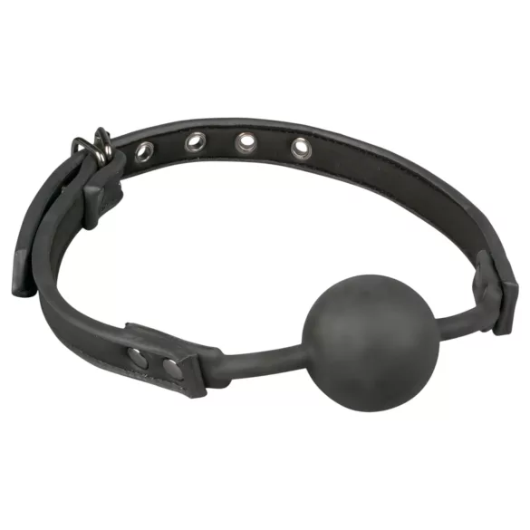 EasyToys - mordaza con bola de silicona (negra)