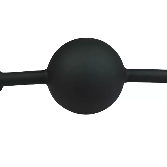 EasyToys - mordaza con bola de silicona (negra)