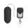 Easytoys - huevo vibrador con control remoto - silicona negra