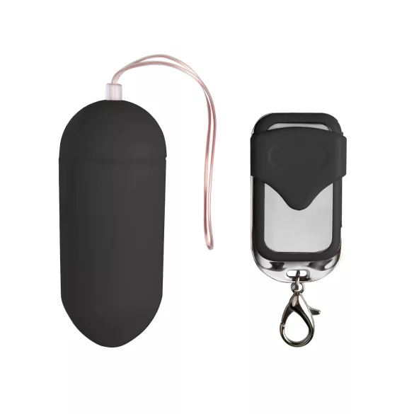 Easytoys - huevo vibrador con control remoto - silicona negra