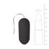 Easytoys - huevo vibrador con control remoto - silicona negra