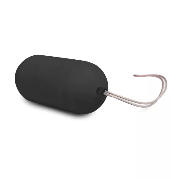 Easytoys - huevo vibrador con control remoto - silicona negra
