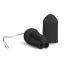 Easytoys - huevo vibrador con control remoto - silicona negra