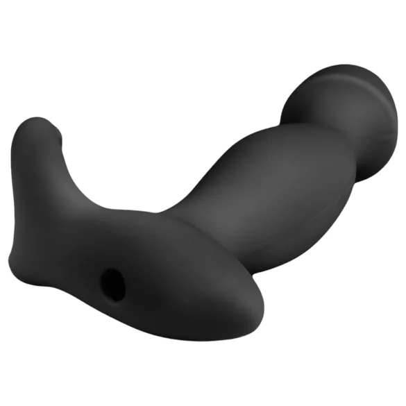 Easytoys Pounding Pete - masajeador prostático vibrador - silicona negra