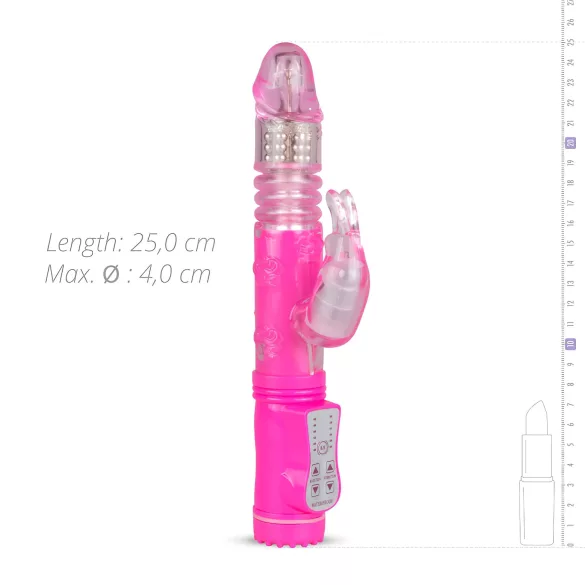 EasyToys Bunny - vibrador impulsor (rosa)