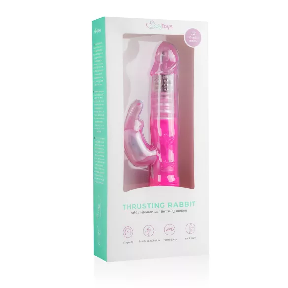 EasyToys Bunny - vibrador impulsor (rosa)