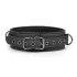 Easytoys - collar fetiche con correa - cuero sintético negro