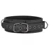 Easytoys - collar fetiche con correa - cuero sintético negro
