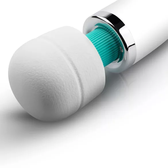 MyMagicWand - masajeador vibrador potente - silicona blanca turquesa