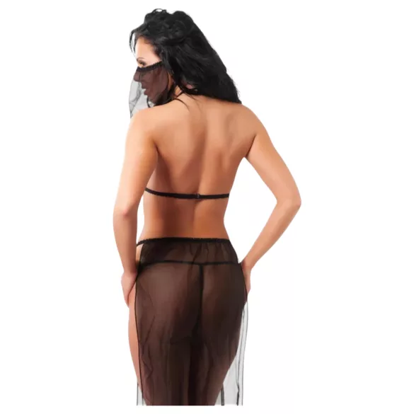 Amorable - disfraz de bailarina del vientre (negro) - S-L