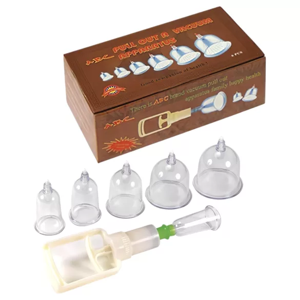 Rimba - set de ventosas eróticas con bomba de succión - 6 piezas