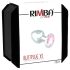 Rimba XS - plug anal metálico con piedra rosa - color plata
