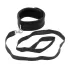 Rimba Soft - collar y correa suaves - cuero negro