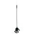 Rimba - látigo de silicona con mano - 40 cm (negro)