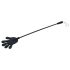 Rimba - látigo de silicona con mano - 40 cm (negro)