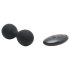 Rimba Cannes - Huevo Vibrador Recargable y Control Remoto (Negro)