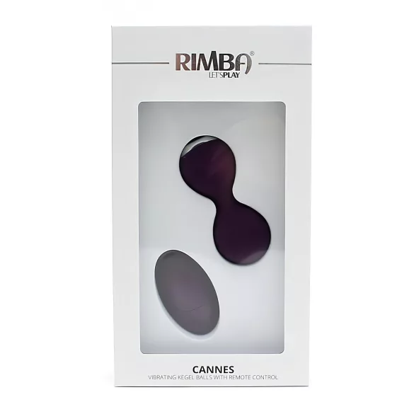 Rimba Cannes - huevo vibrador recargable control remoto - lila