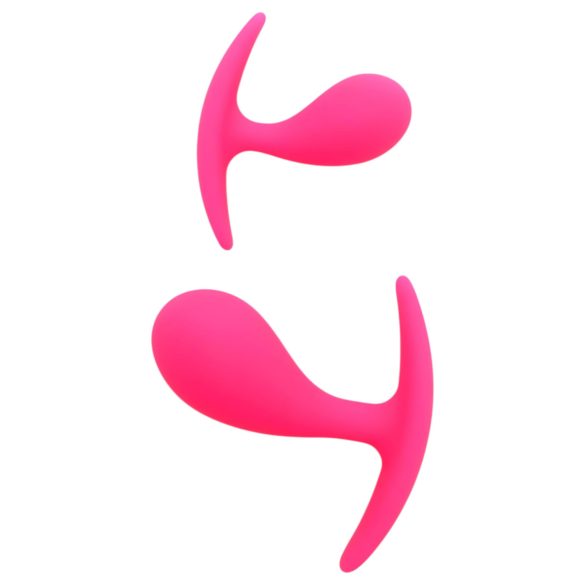 Rimba Copenhagen - set de plugs anales - silicona rosa - 2 piezas