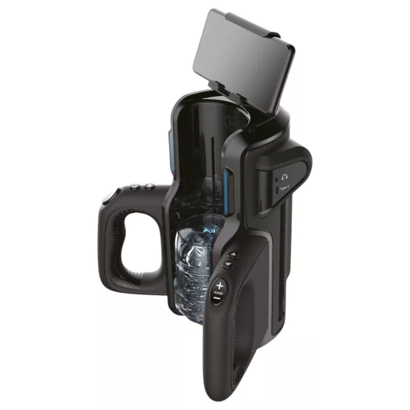 LETEN SM 500 - masturbador masculino automático - soporte para móvil - negro