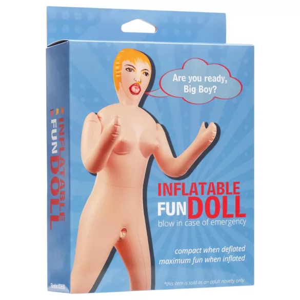 Inflatable Fun - muñeca hinchable - tamaño real - piel clara
